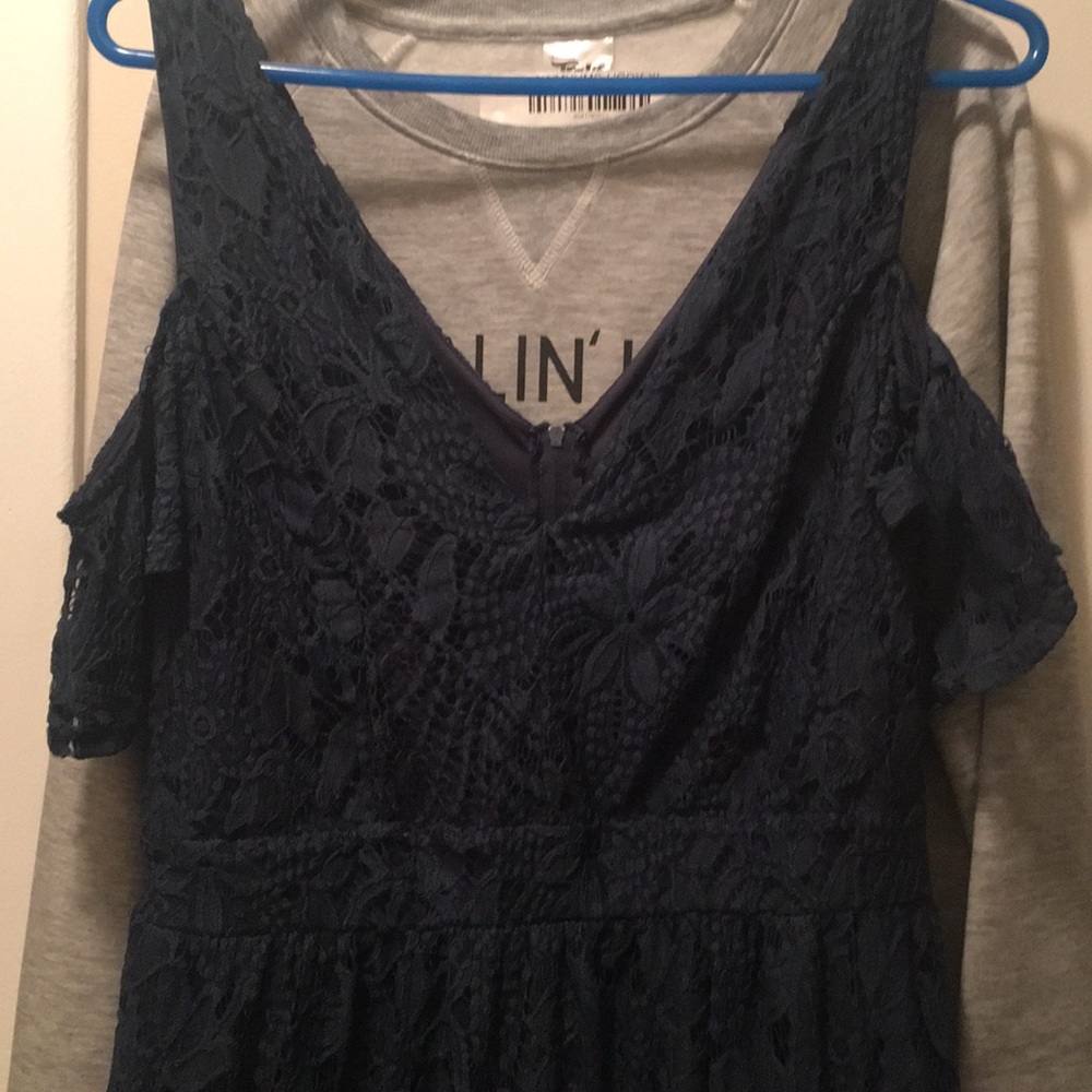 Navy blue dress